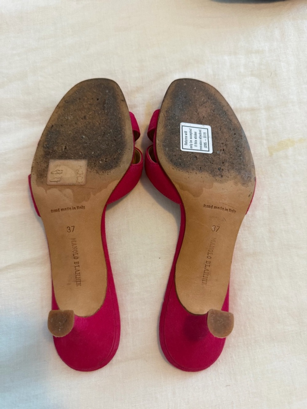 Manolo Blahnik Callamu slides - Picture 3 of 4